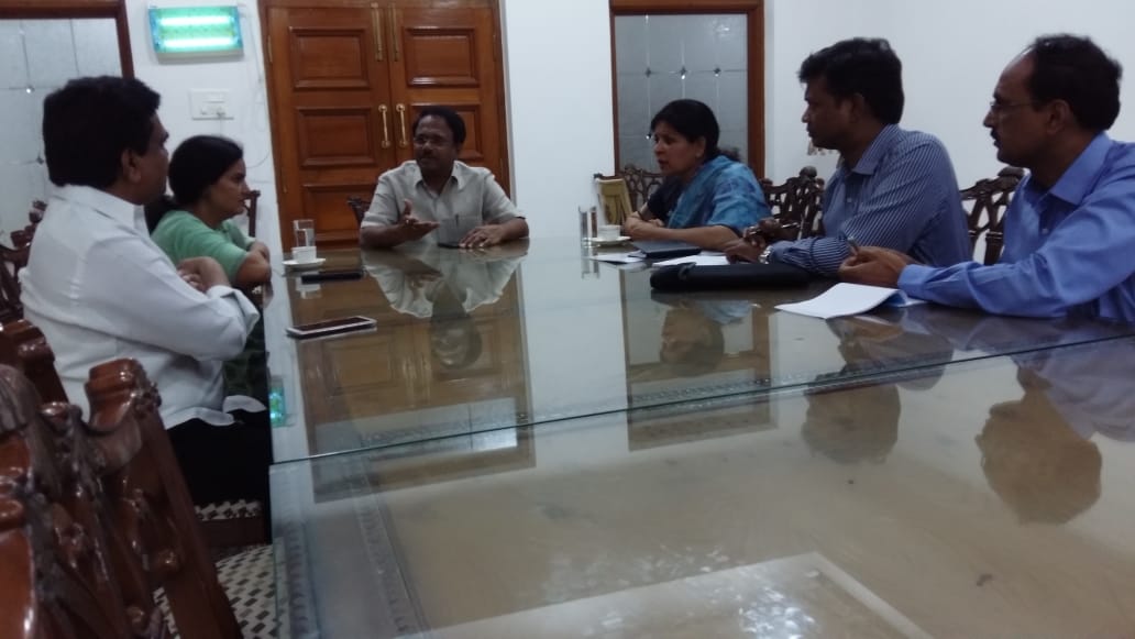 Honble Minister for Health held a review meeting