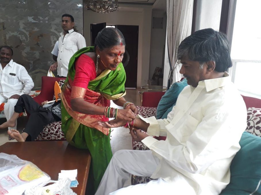 Raksha Bandhan celebrated at residence of Honble minister