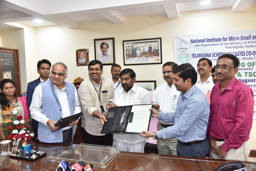 The TS SC Corporation and NI-MSME MoU exchanging Program